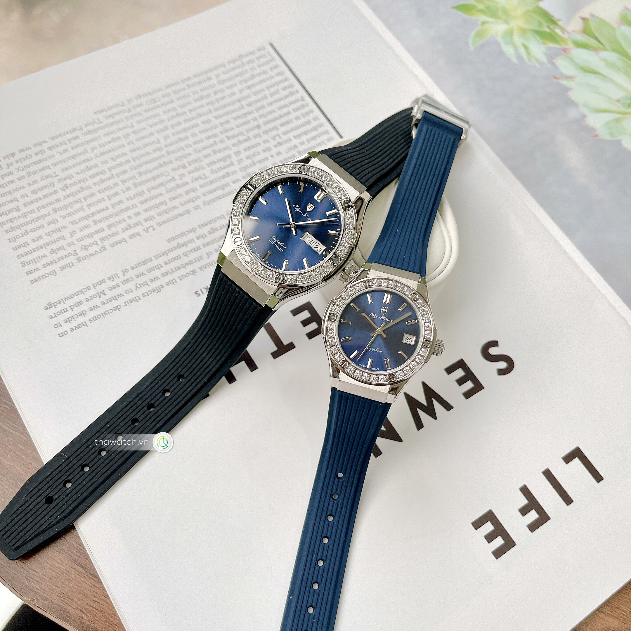 Đồng hồ Đôi Olym Pianus OP990-45DS-GL-X