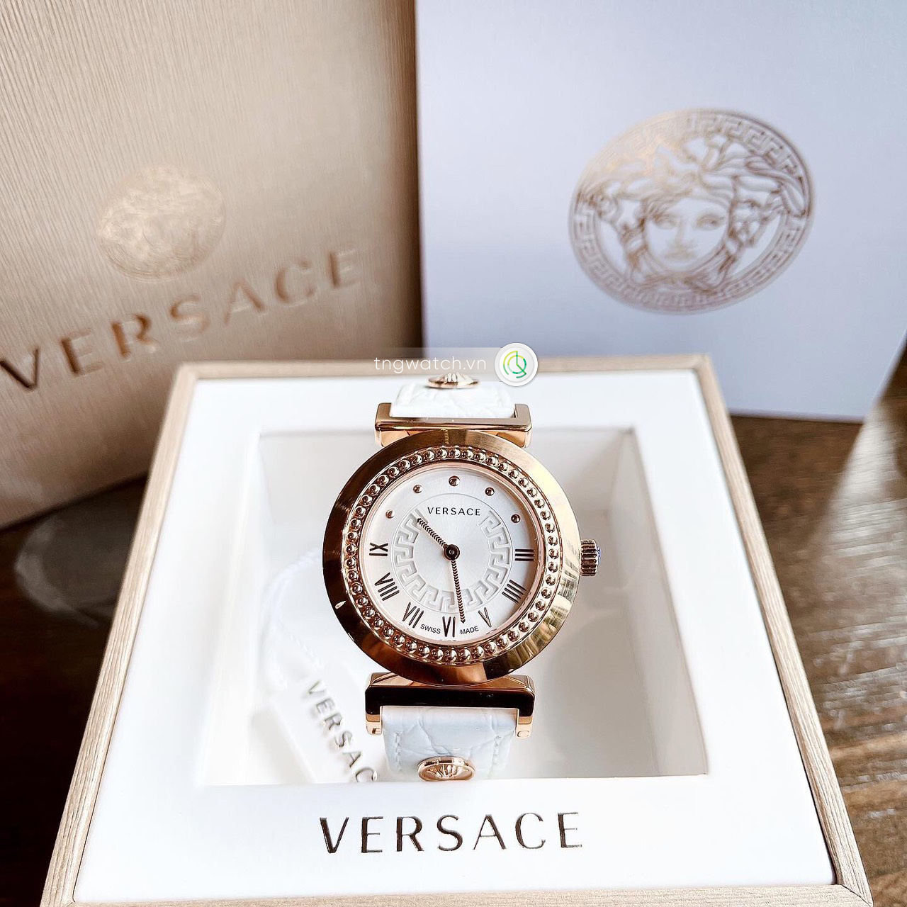 Đồng hồ Versace Vanity Calfskin P5Q80D001 S001