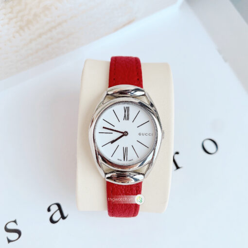 Đồng hồ Gucci Horsebit White Red YA140501