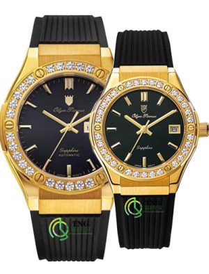 Đồng hồ Đôi Olym Pianus OP990-45DK-GL-D