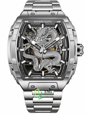 Đồng hồ Bonest Gatti Ghost Dragon Star Silver BG5606-S1